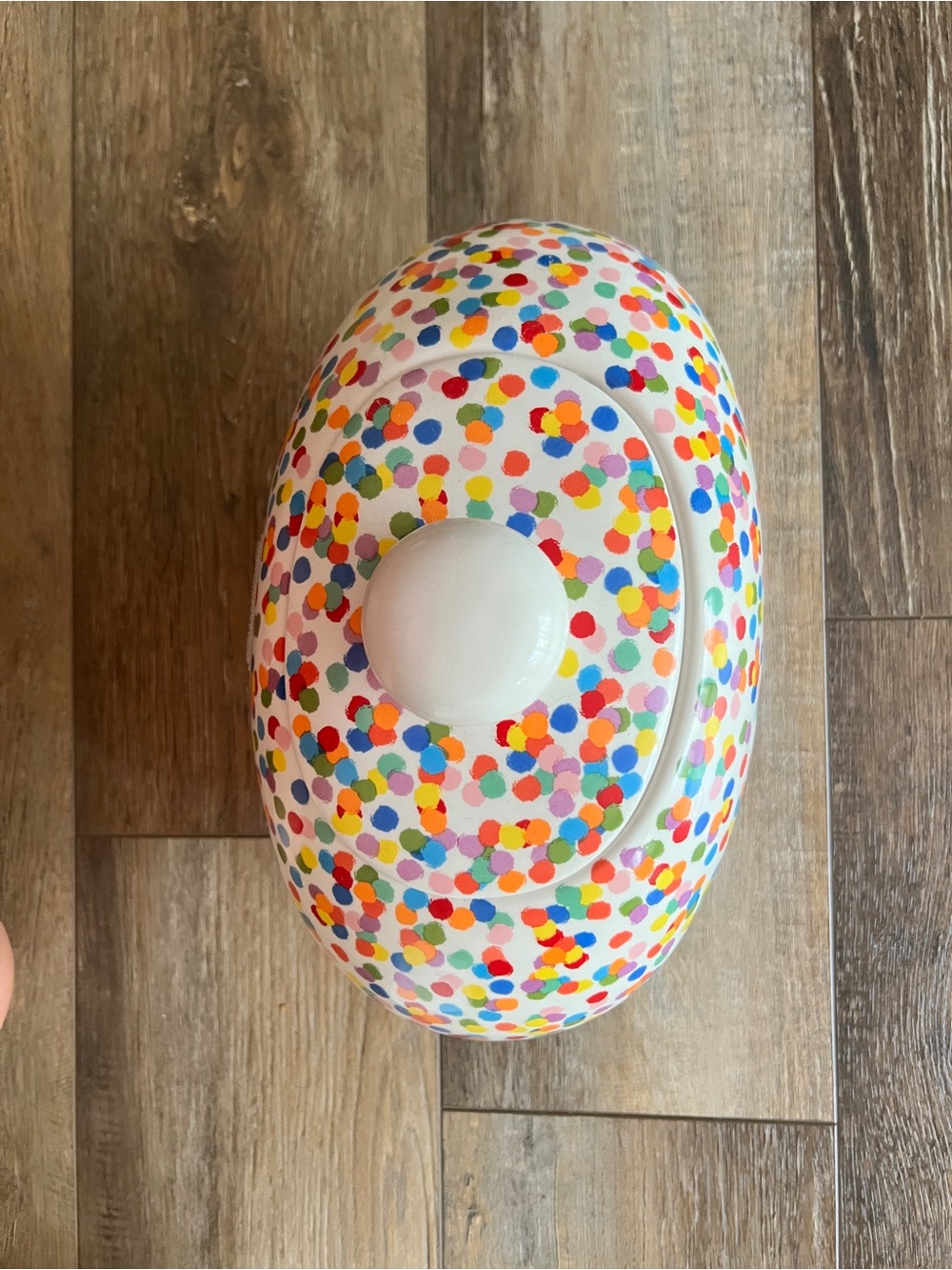 Coton Colors Happy Everything Multicolor Polka Dot Mini Cookie Jar/Canister